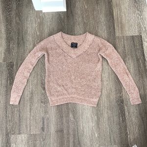 Abercrombie & Fitch Light Brown Knit Sweater Long Sleeve XS